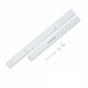 Poteau blanc en plastique 48″ avec vis en nylon